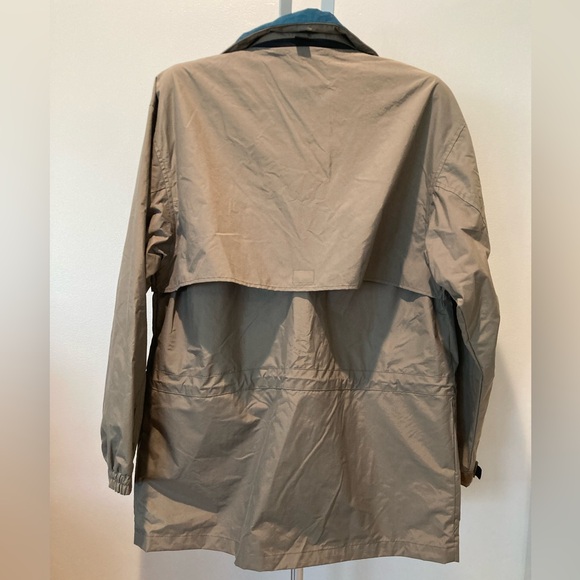 VTG Black Ice Taupe Teal Jacket Windbreaker Gorpcore Outdoors Fisherman Granola - Picture 2 of 10